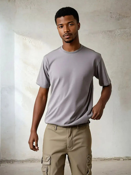 Light Gray Oversized T-Shirt