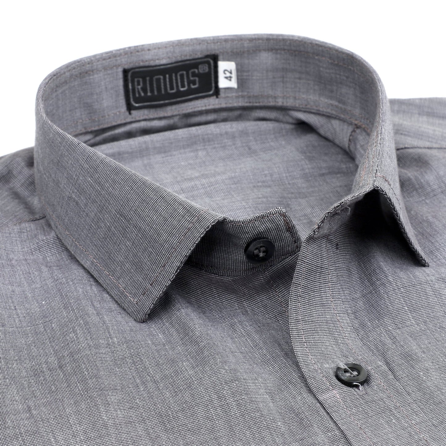 Charcoal Cotton Shirt - styleflea