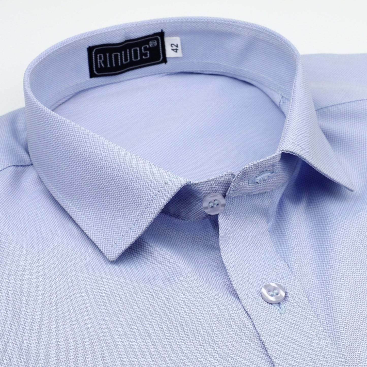 Classic Blue Cotton Shirt - styleflea