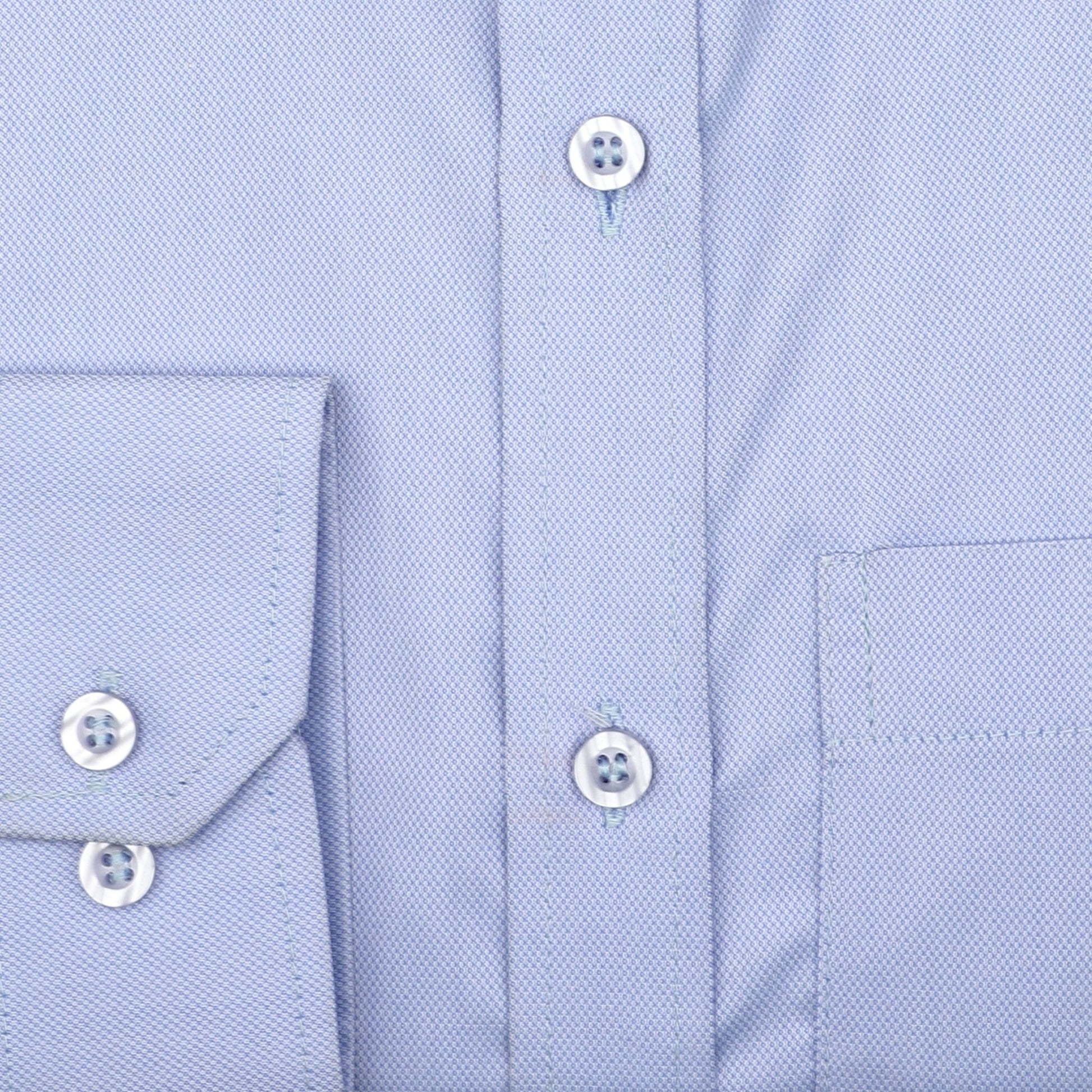 Classic Blue Cotton Shirt - styleflea