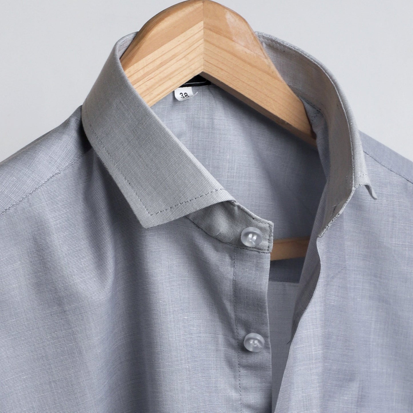 Dapper Men's Graphite Cotton Shirt - styleflea