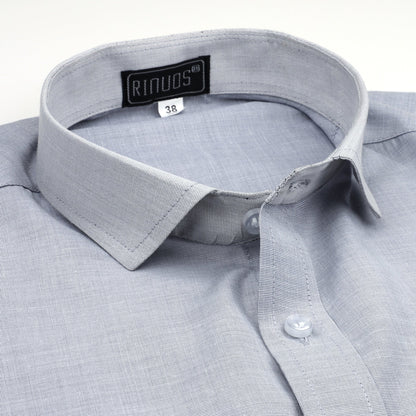 Dapper Men's Graphite Cotton Shirt - styleflea