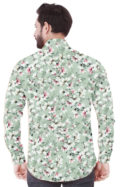 Floral Printed Cotton Shirt