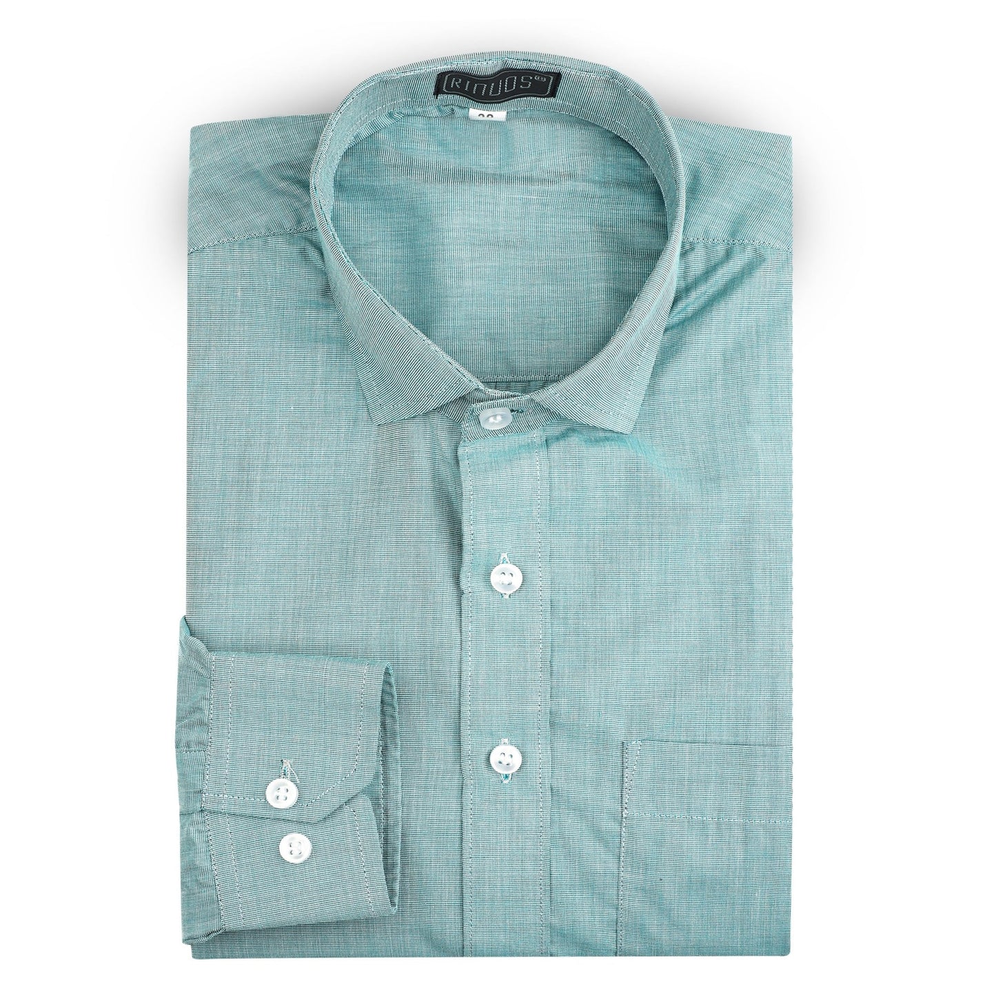 Forest Green Cotton Shirt - styleflea