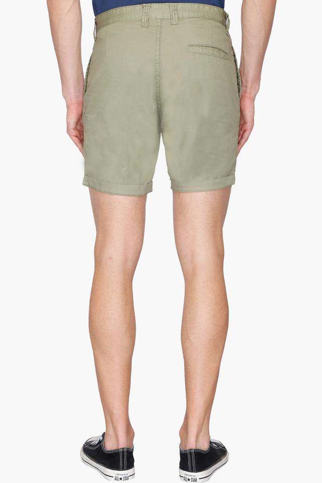 Life Mens 3 Pocket Solid Shorts - styleflea