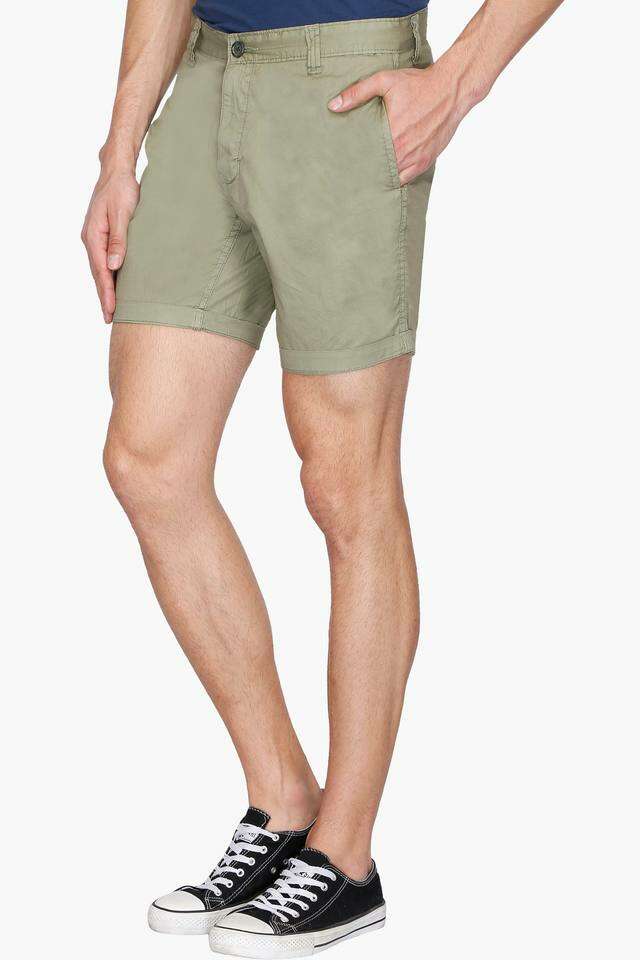 Life Mens 3 Pocket Solid Shorts - styleflea