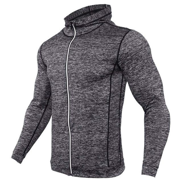 Long Sleeve Zipper Running T Shirt - paparrazicloset