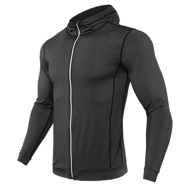 Long Sleeve Zipper Running T Shirt - paparrazicloset