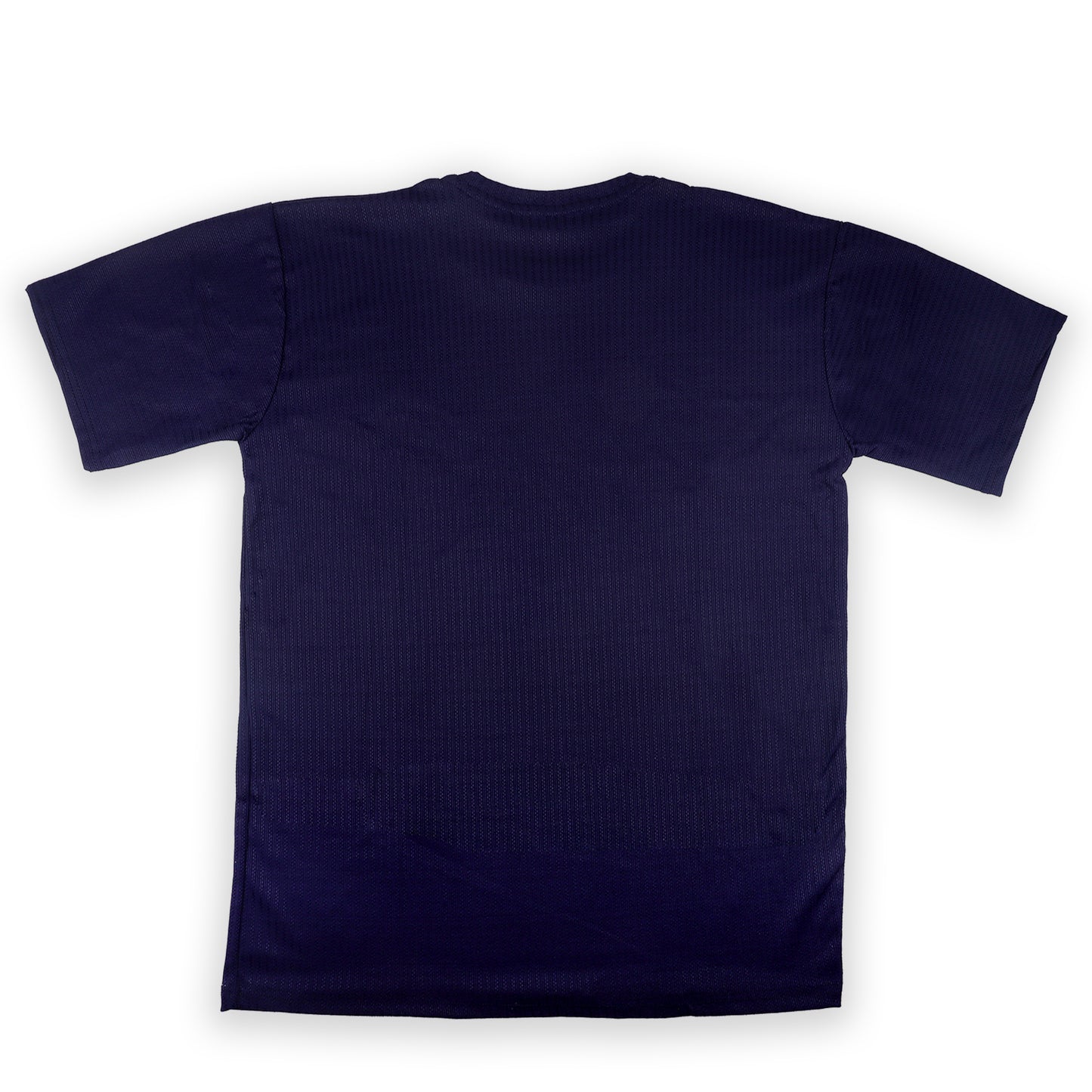 Dark Blue Ribbed Oversized T-Shirt