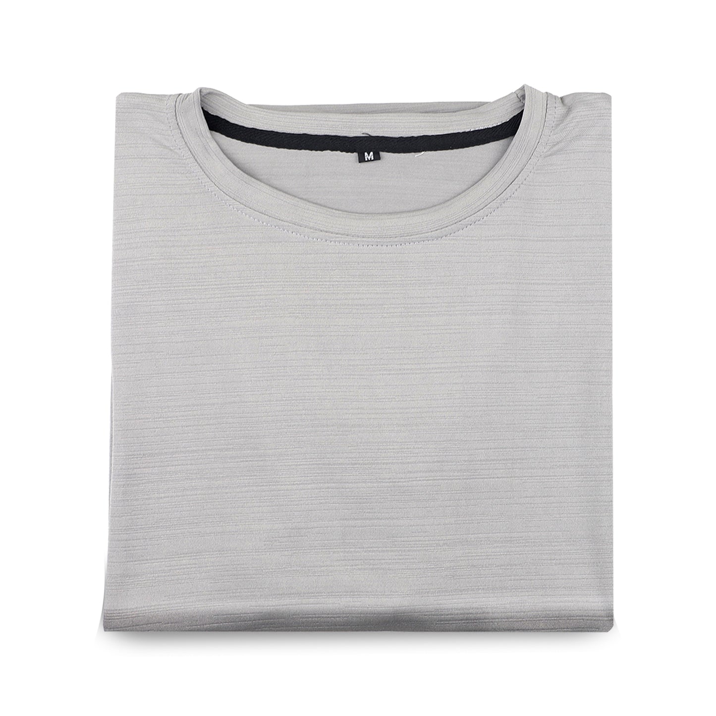 Light Gray Ribbed Oversized T-Shirt