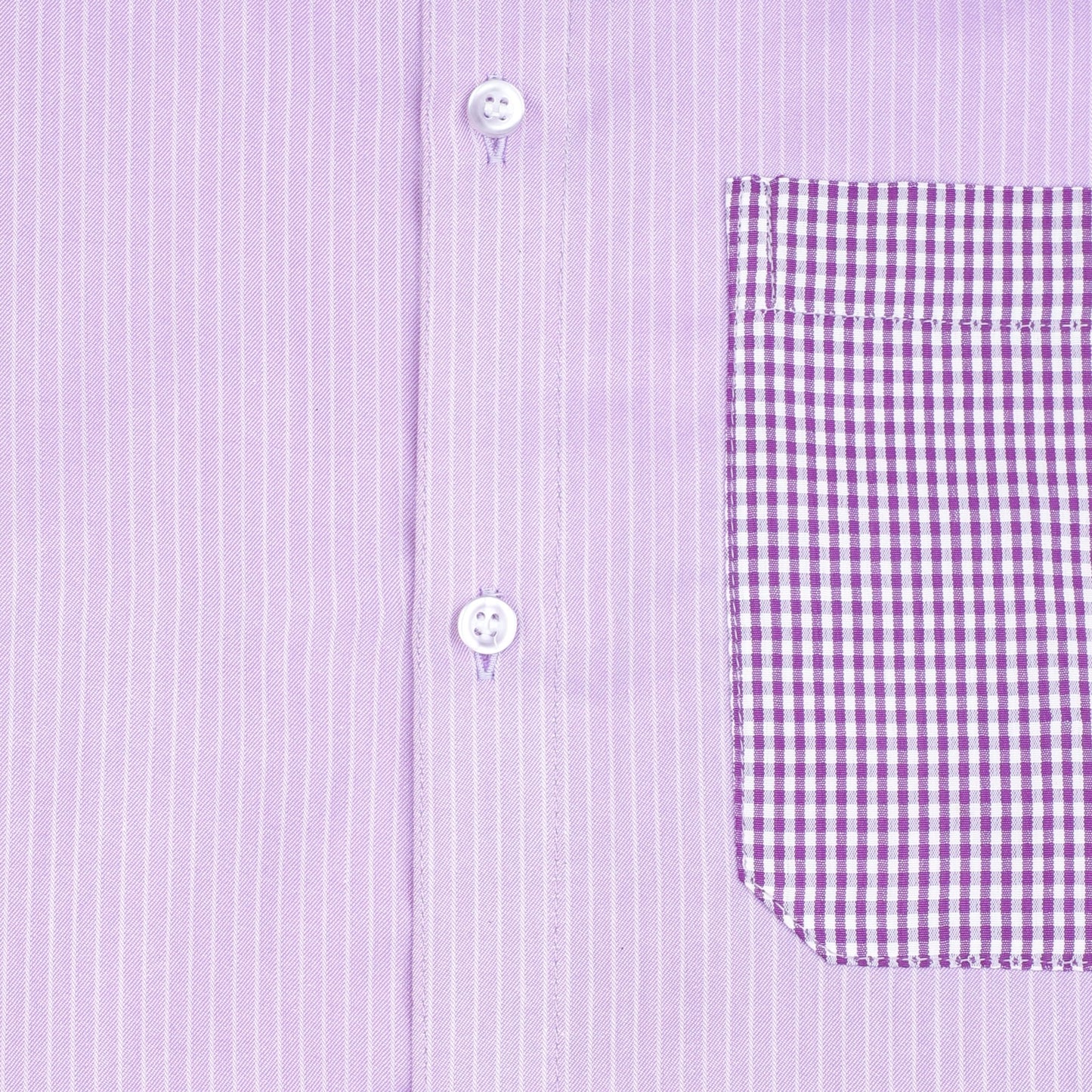 Purple Checkered Cotton Shirt - styleflea